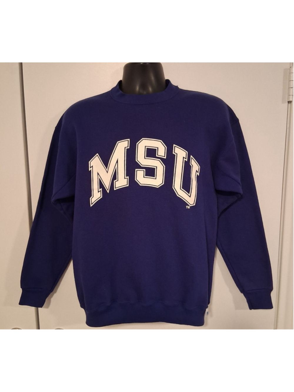 VTG 90s Michigan State MSU Spartans Adult Medium Sweatshirt Discus Athletics